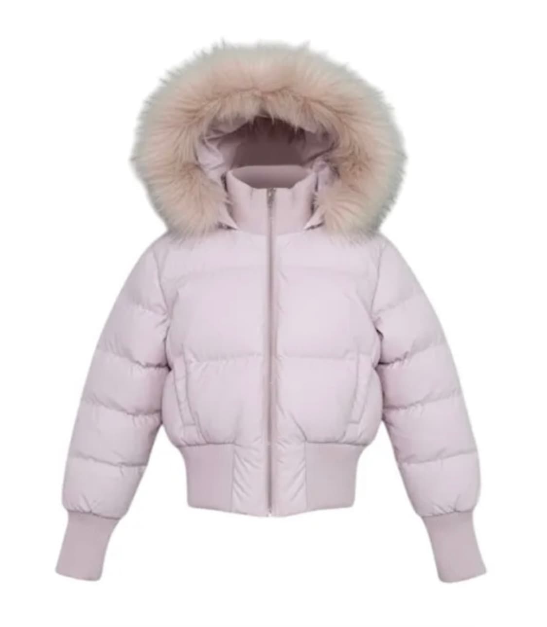 [새상품] 베이비핑크 퍼트리밍 후드 자켓 상품이미지1