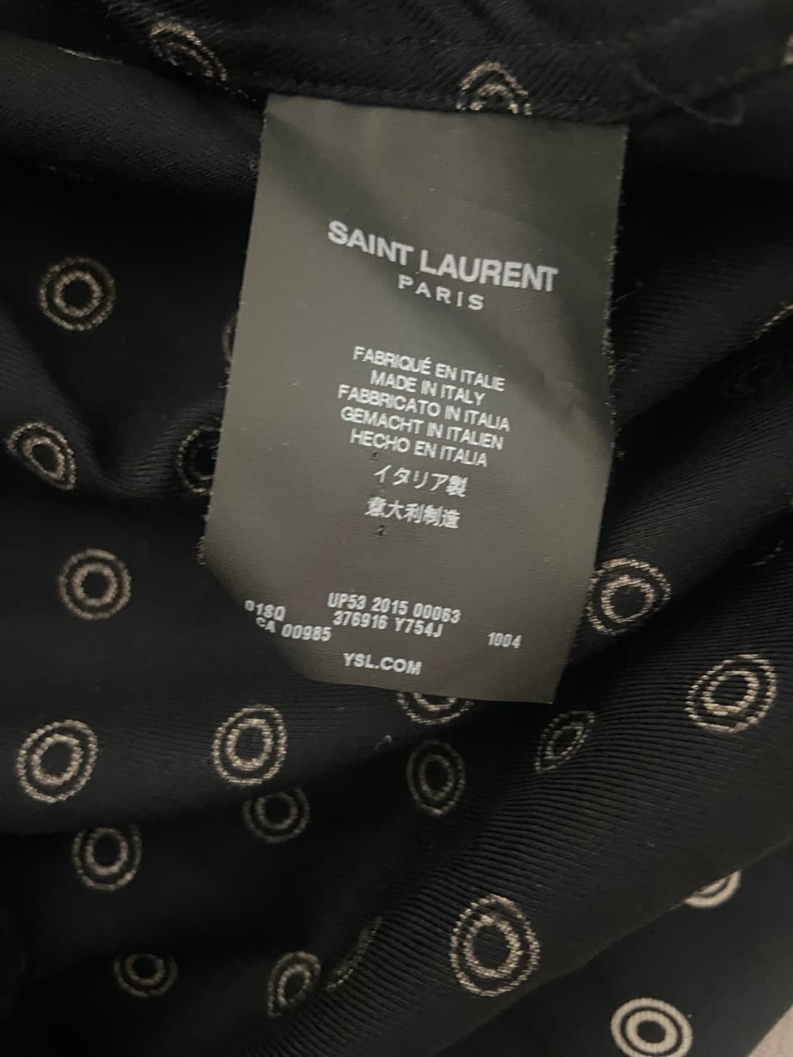 생로랑 도트 셔츠 40 상품이미지4