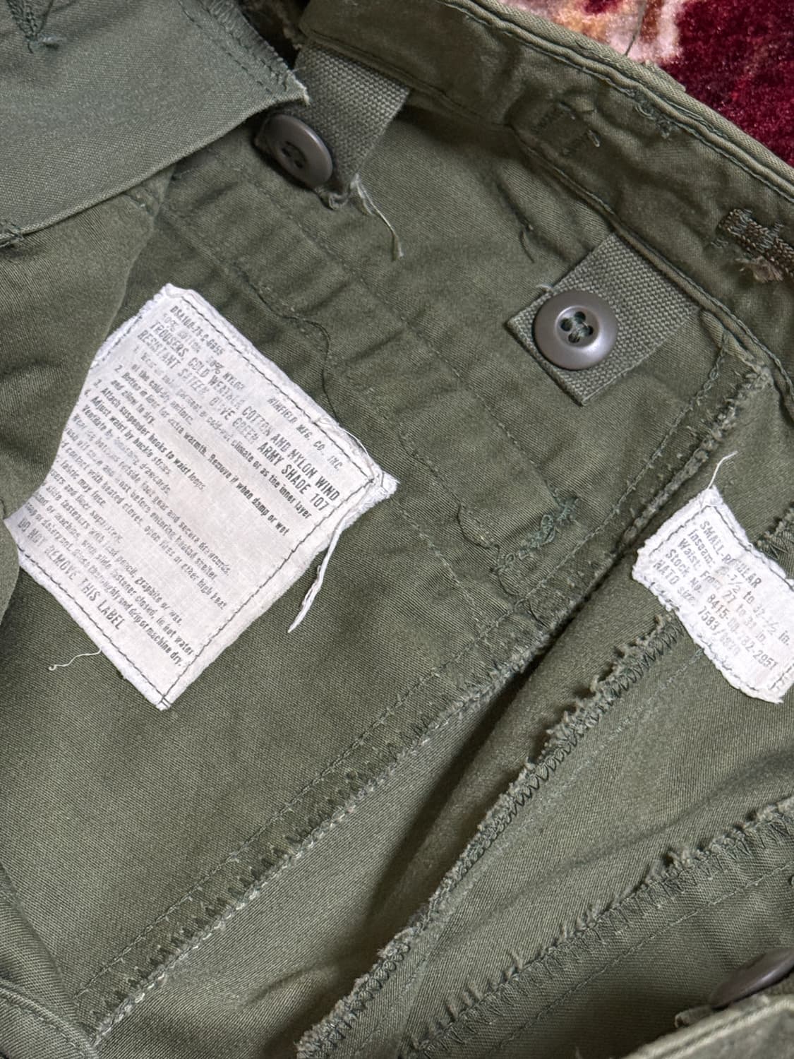 미군 M-65 필드 팬츠 상품이미지4