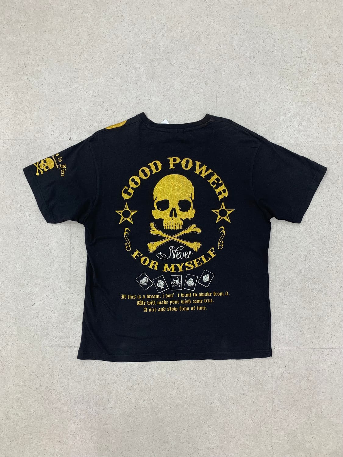 Time step 타임스텝 스컬 프린팅 반팔 상품이미지1