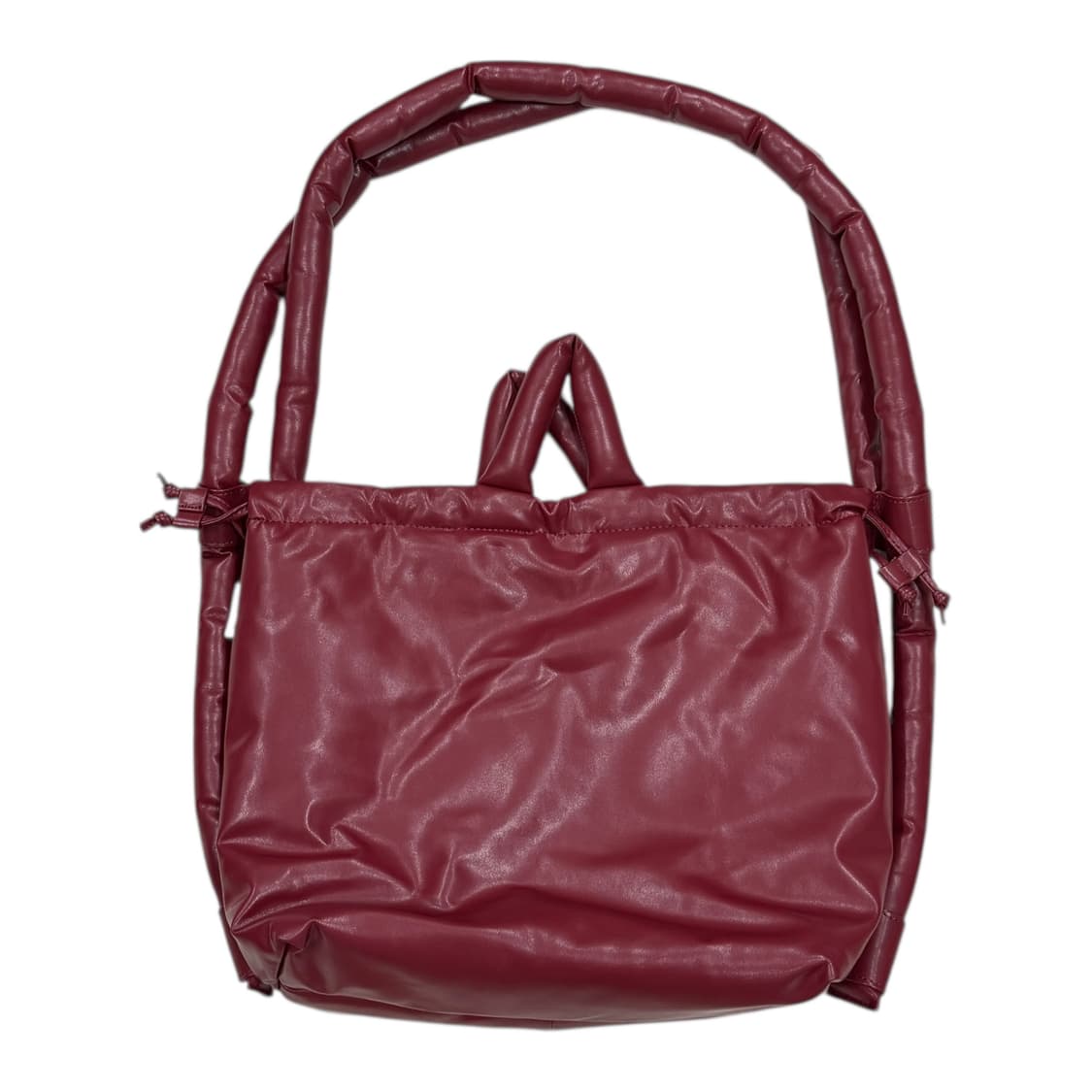 OLEND 올랜드 오나비간 가죽 빅 숄더백 가방 버건디 레드 상품이미지4