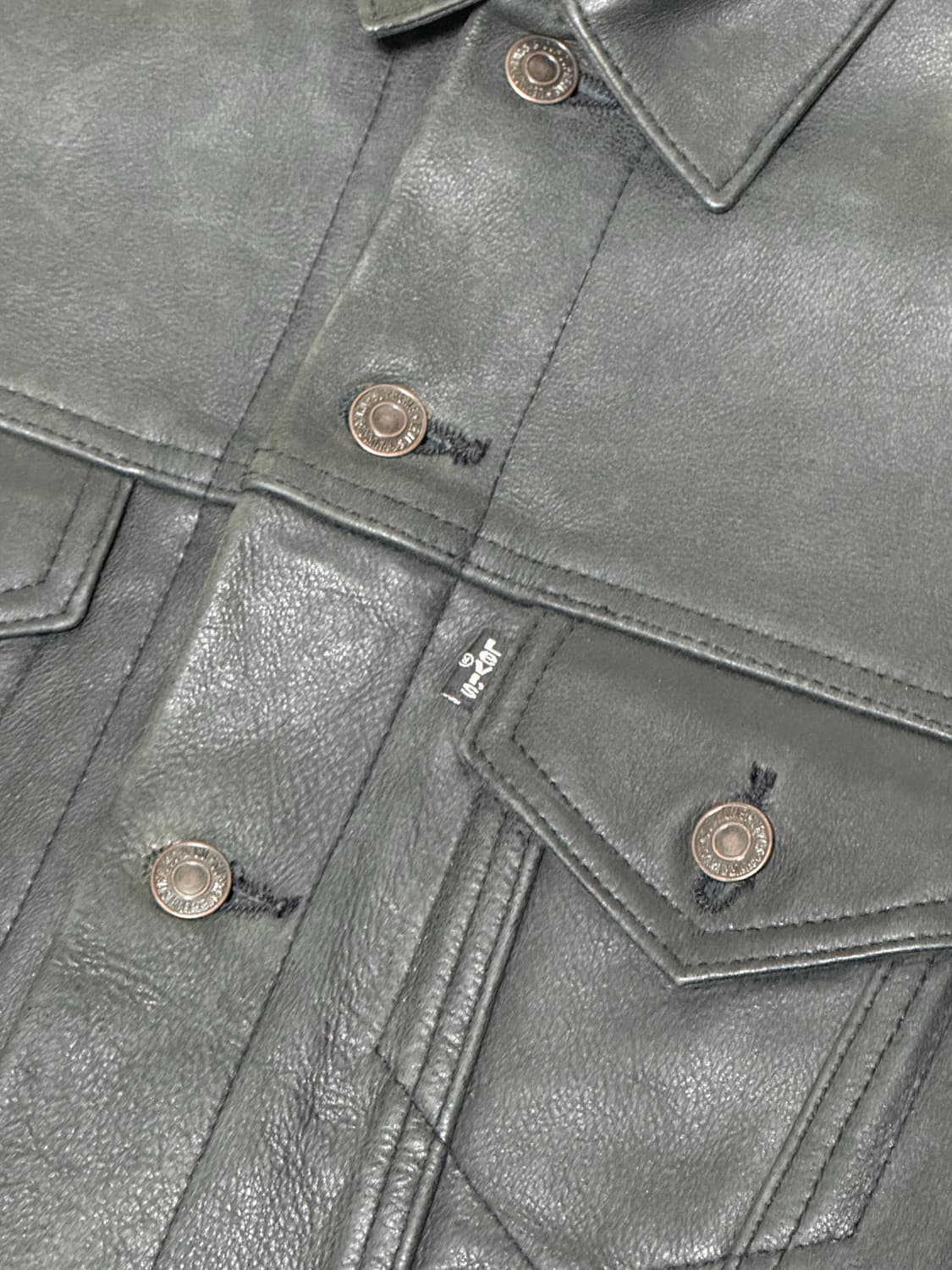 슈프림 x리바이스 leather jacket 2011-fw 상품이미지3