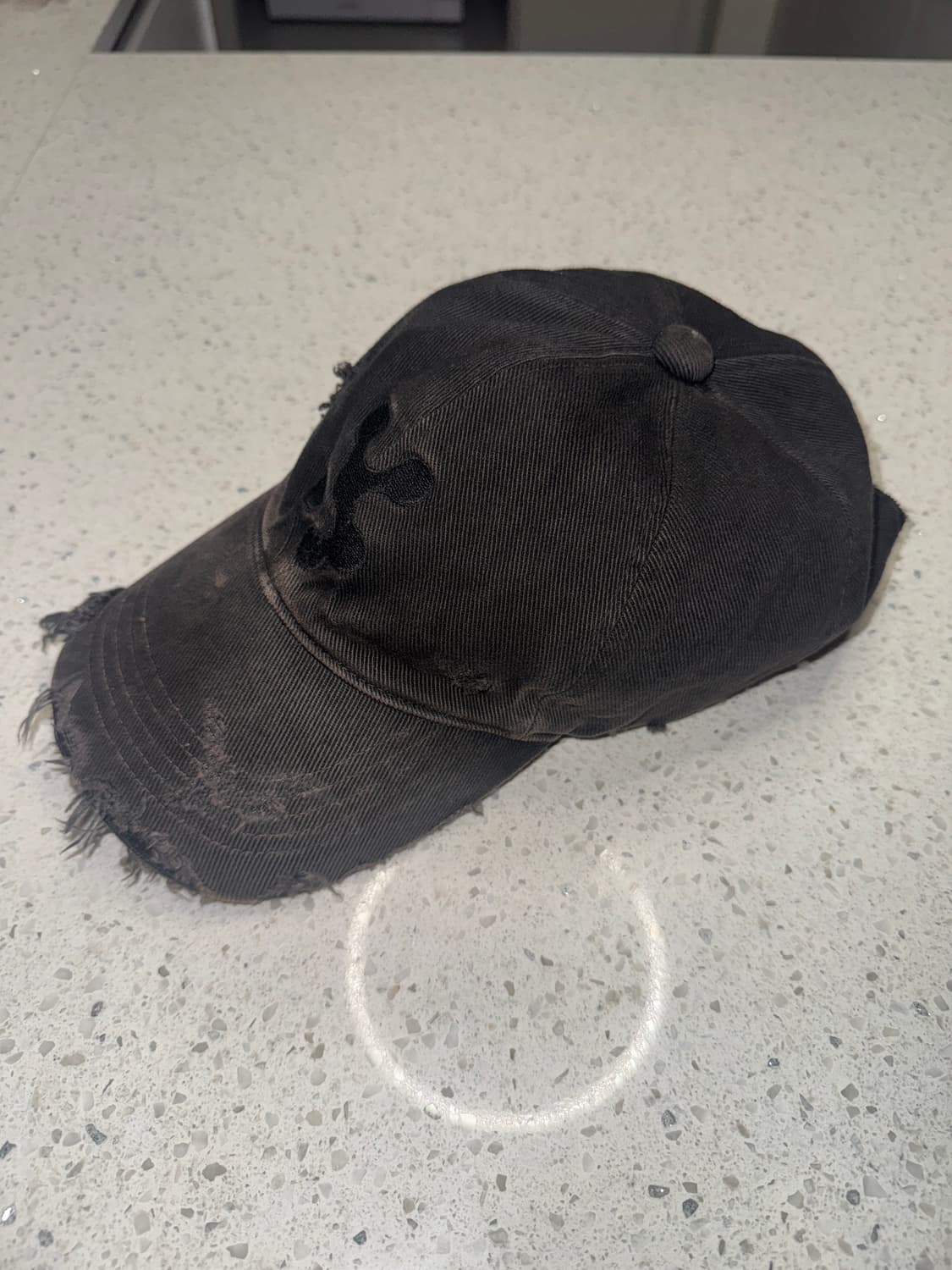 vujade destroyed pl denim hat 상품이미지3
