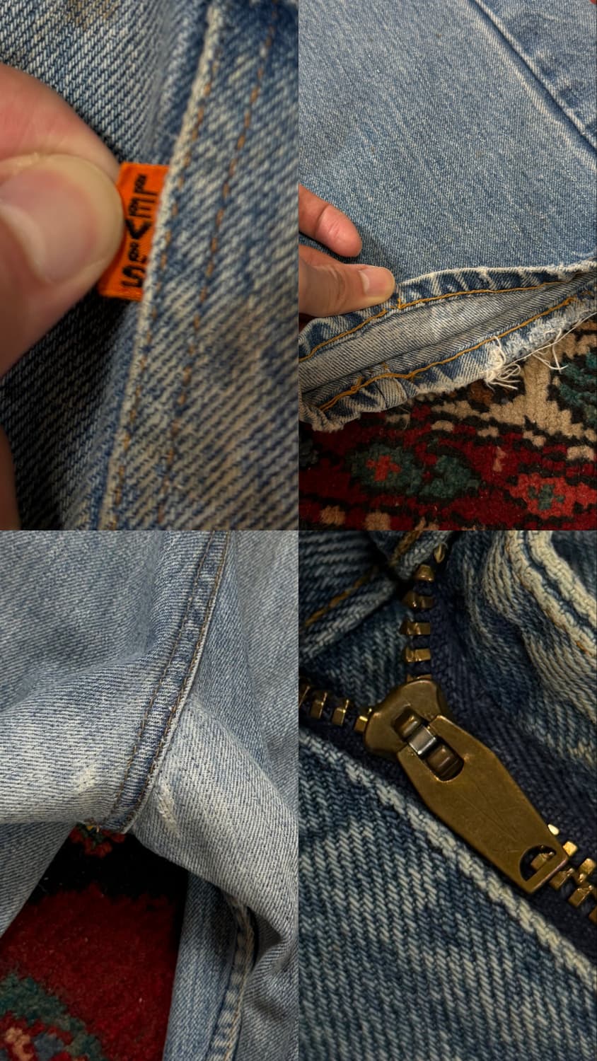 70's 빈티지 리바이스 빅E 646 벨바텀 리바이스 66전기 상품이미지9