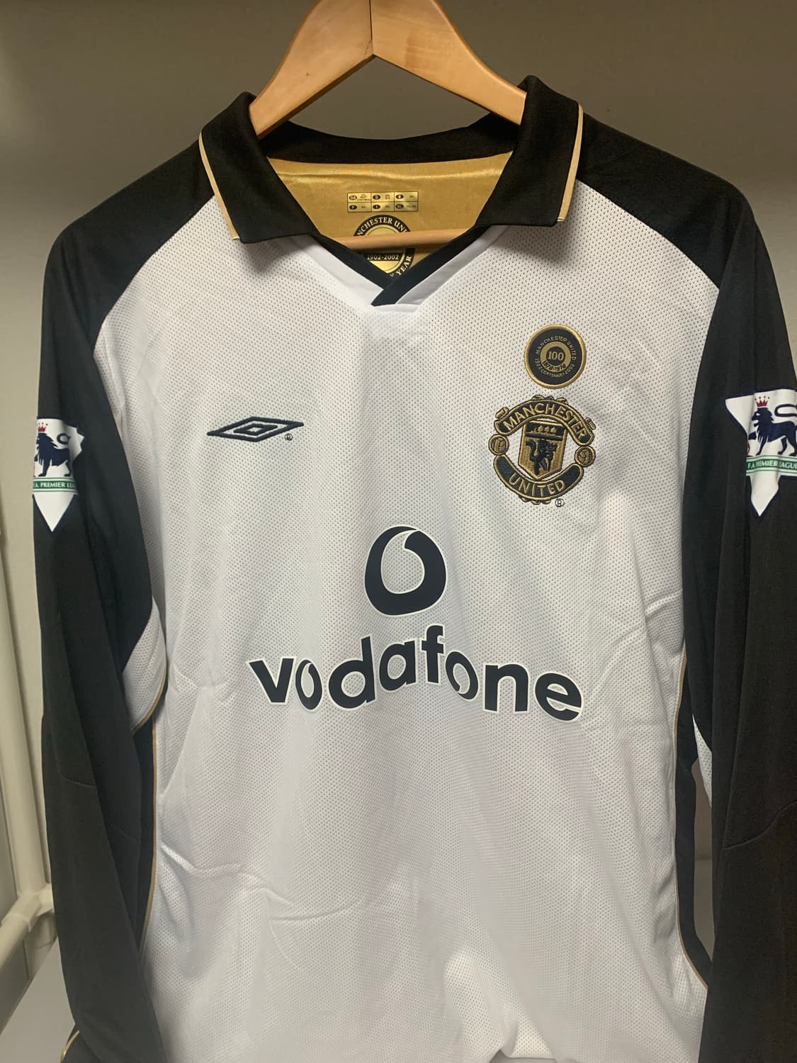 맨체스터 유나이티드 01/02 백주년 유니폼 NO.7 베컴 상품이미지1