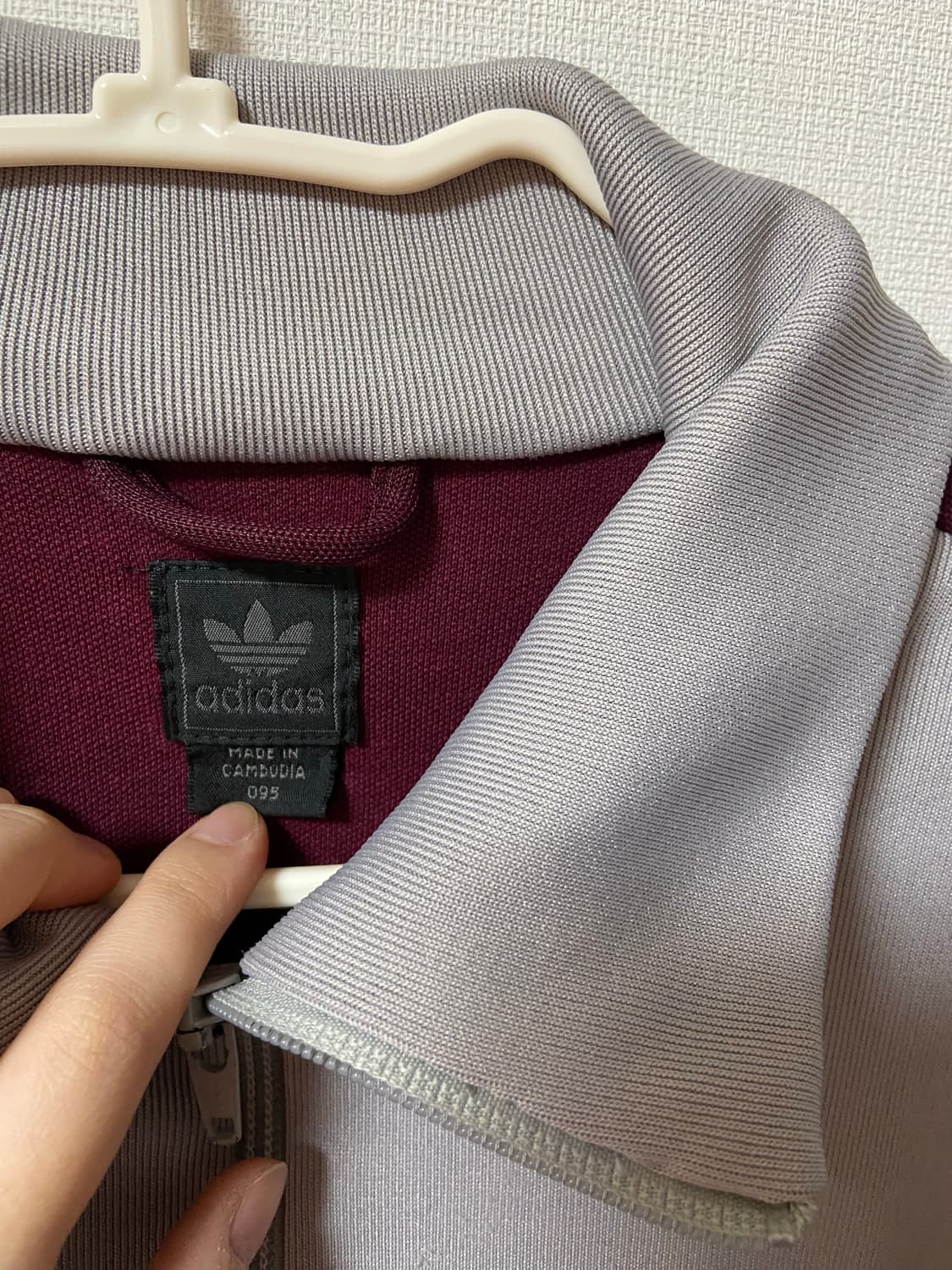 빈티지 아디다스 버건디 희귀 져지  상품이미지4