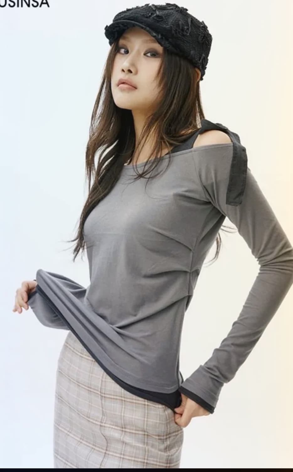 포에지담 베레모 헌팅캡 플라워 패턴 상품이미지3
