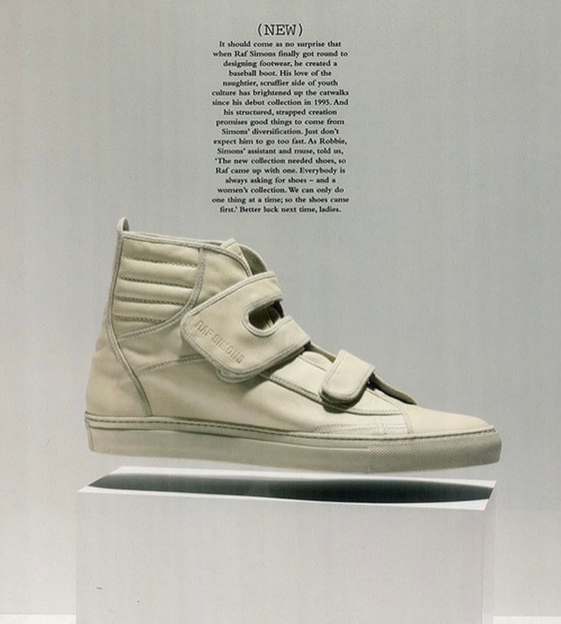 (구매) 라프시몬스 벨크로 하이탑 상품이미지1