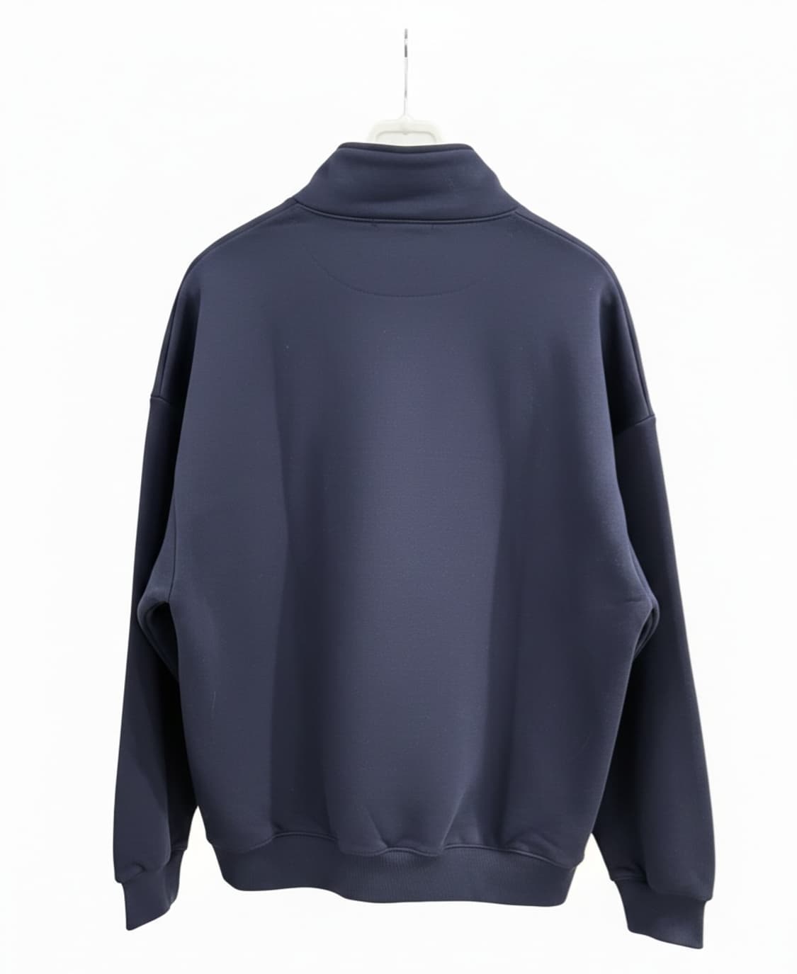 카라 맨투맨 네이비 오버핏 새상품 상품이미지2