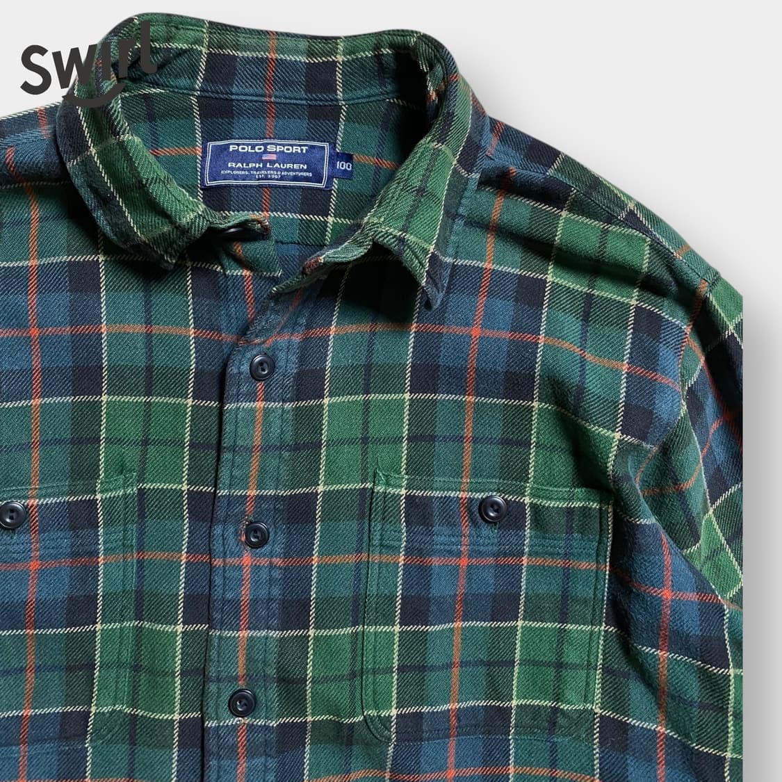 🌊Polo sport tartan flannel shirts 상품이미지5