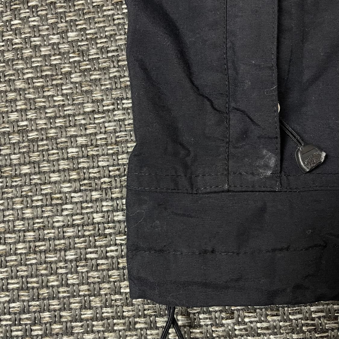 노스페이스 블랙 나일론 바람막이 자켓 90 상품이미지6