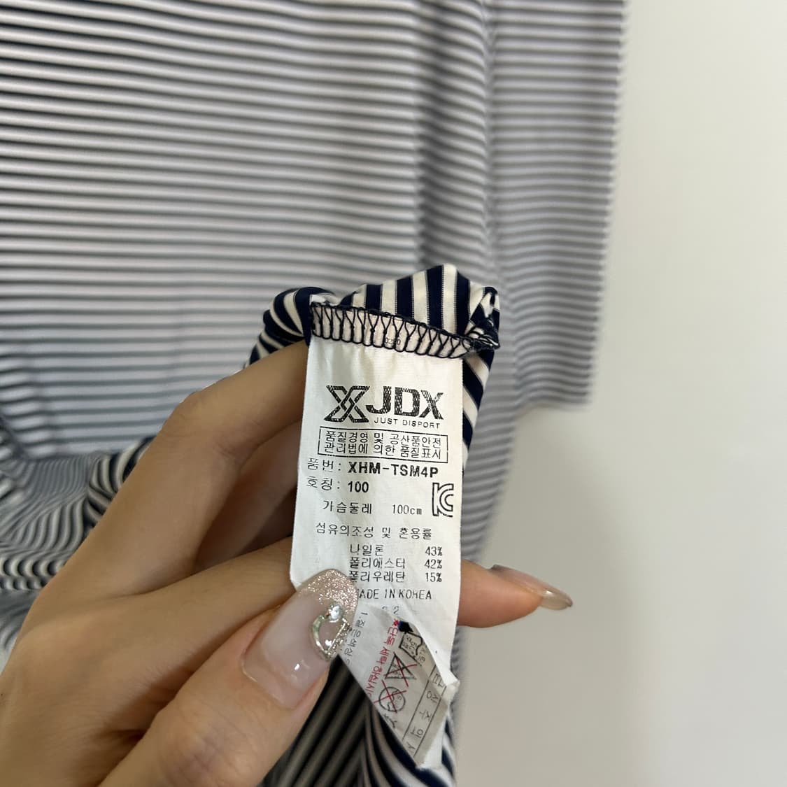 JDX 골프 남성 반팔 티셔츠 100 상품이미지3
