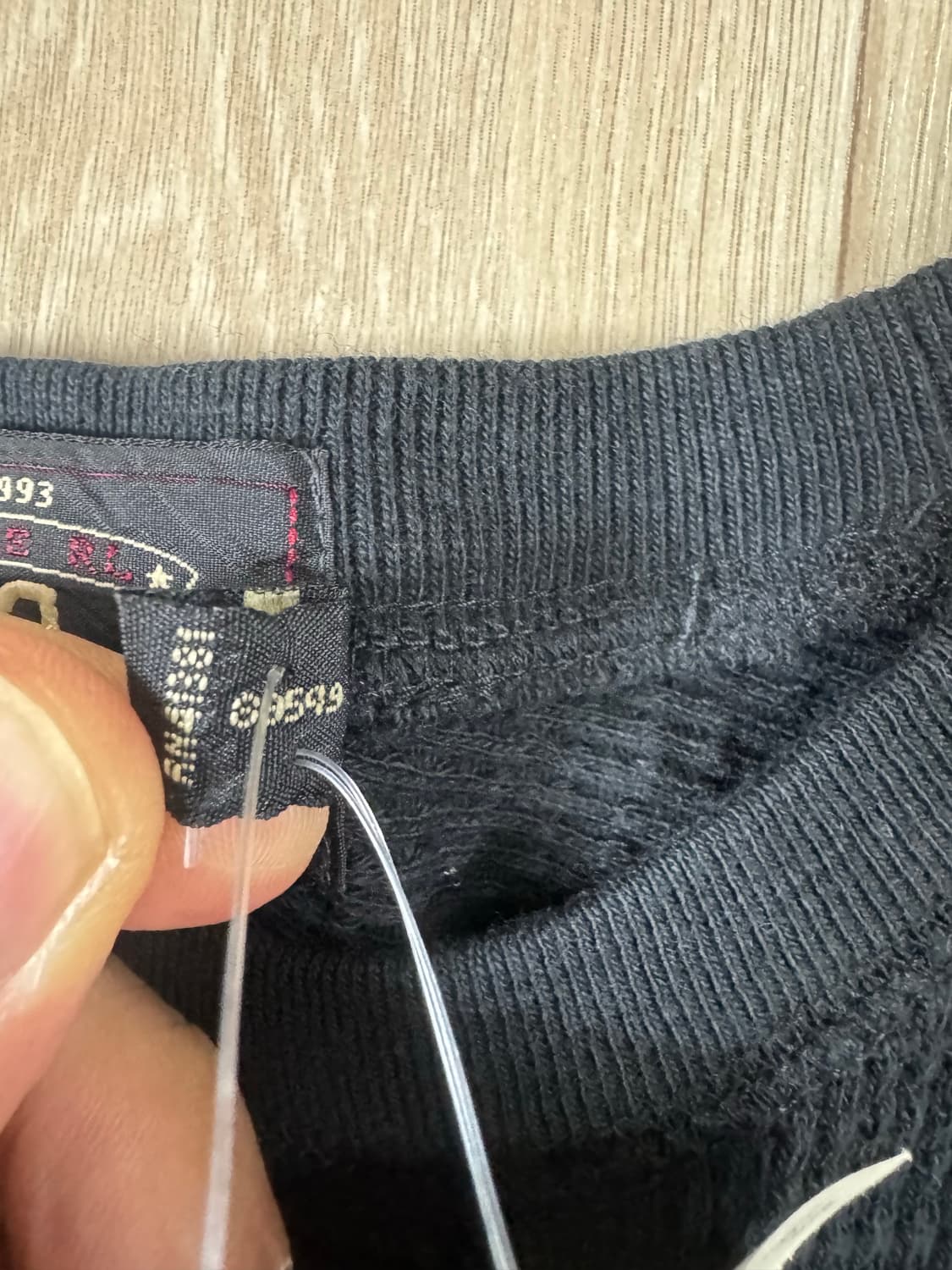 RRL 더블알엘 와플 롱슬리브 블랙 XL 상품이미지4