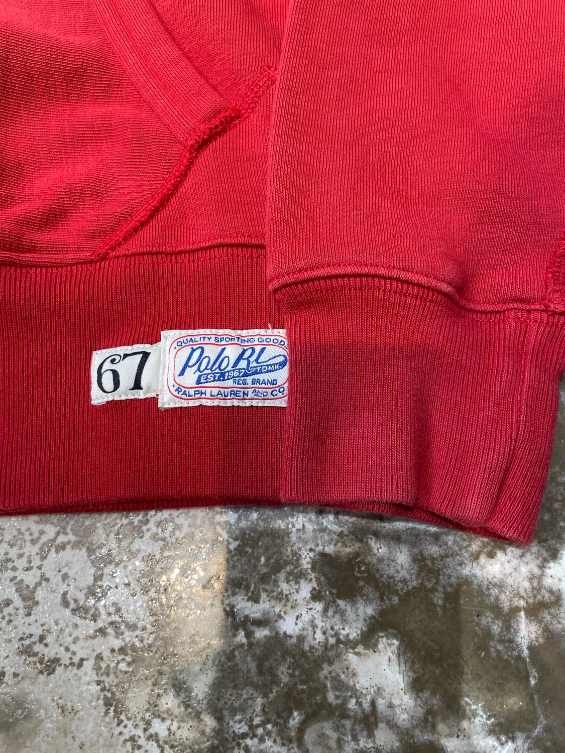 폴로랄프로렌 레드 빅로고 후드티  상품이미지4