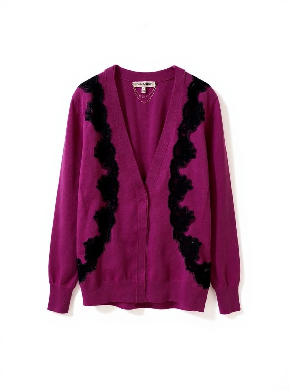 Juicy Couture 쥬시 꾸뛰르 블랙 레이스 스웨터 가디건 상품이미지1