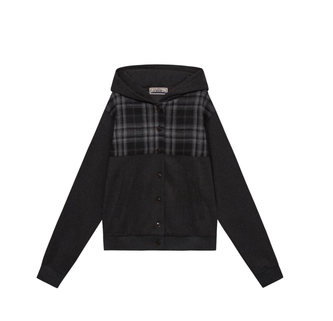 사로스 체크후드자켓(1) 상품이미지1