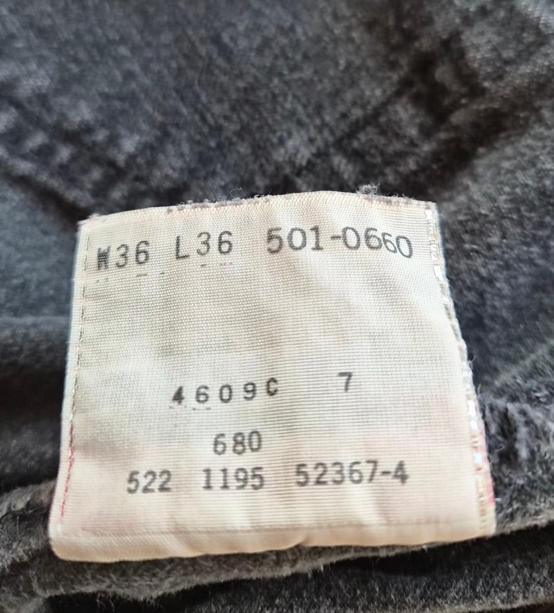 빈티지 USA 리바이스 501 데님 팬츠 W36 L36 상품이미지5