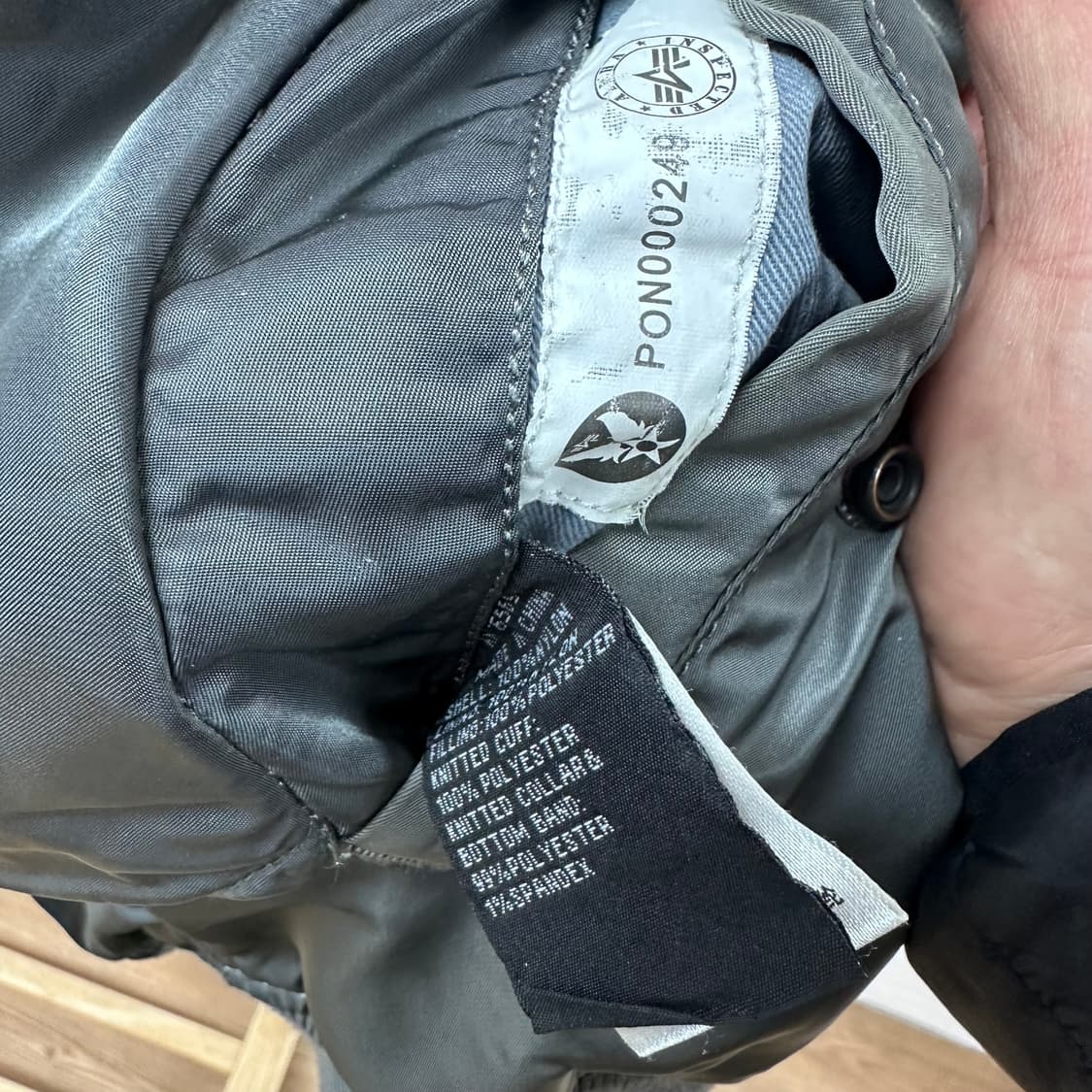 알파인더스트리 MA-1 마원 항공점퍼 M사이즈 상품이미지8