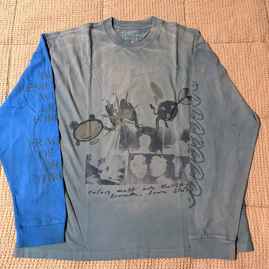 스캇 X 프라그먼트 X 무라카미 타카시 롱슬리브 티셔츠 상품이미지1