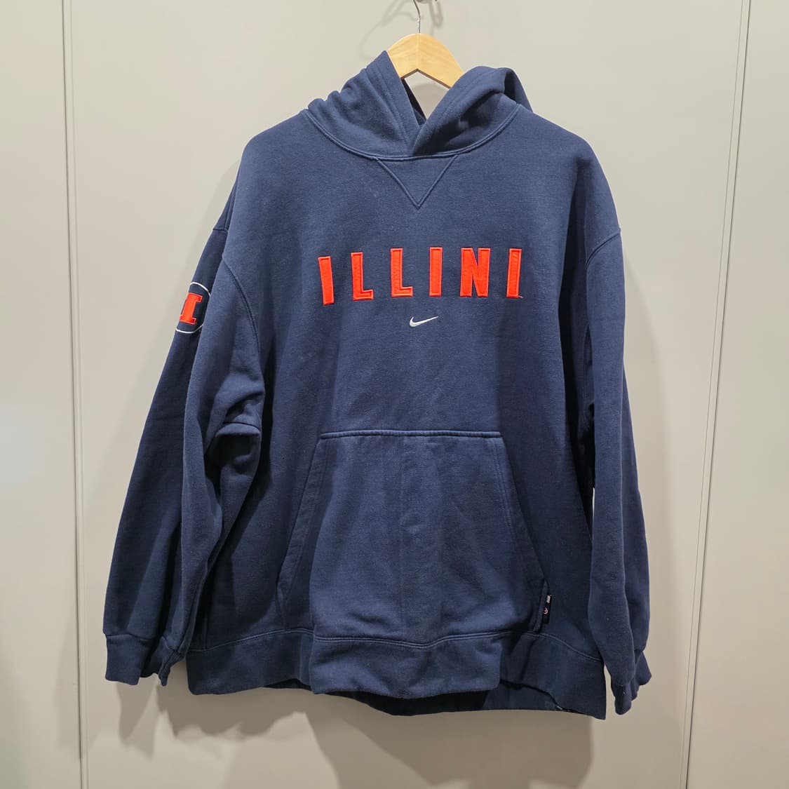 00's 나이키(NIKE) 레터링 기모 후드티 상품이미지1