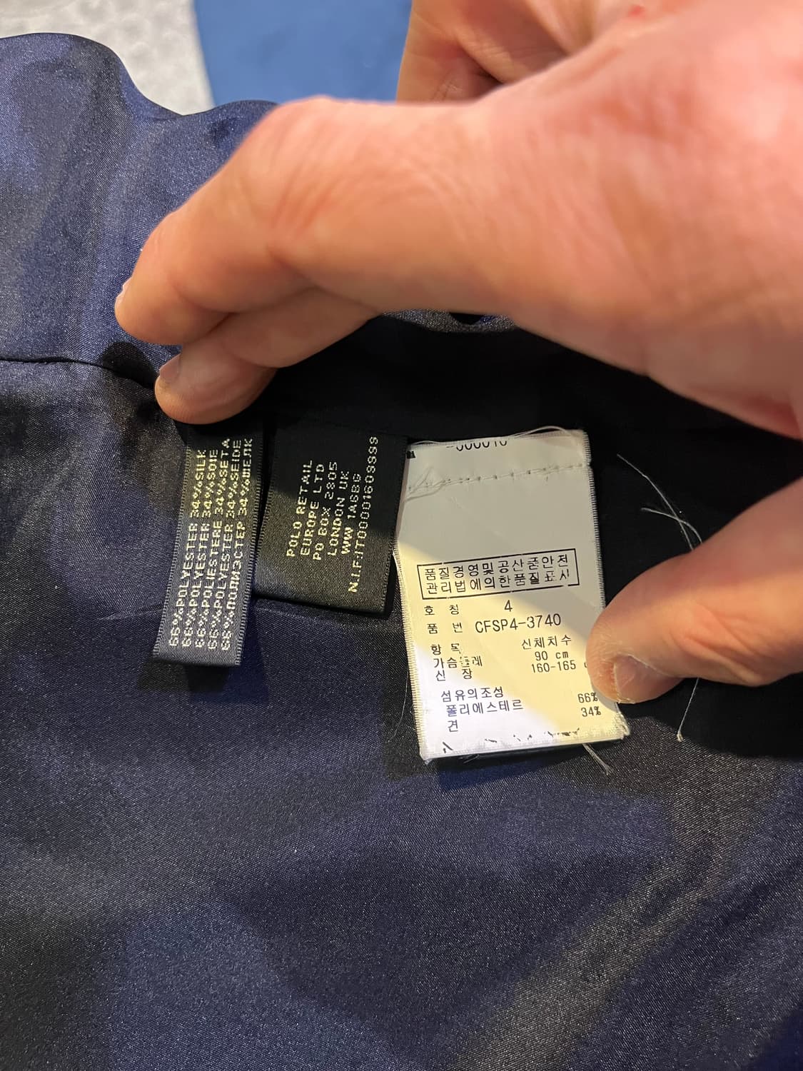 랄프로렌 여성 더블 트렌치코트 (사이즈 4) 상품이미지6