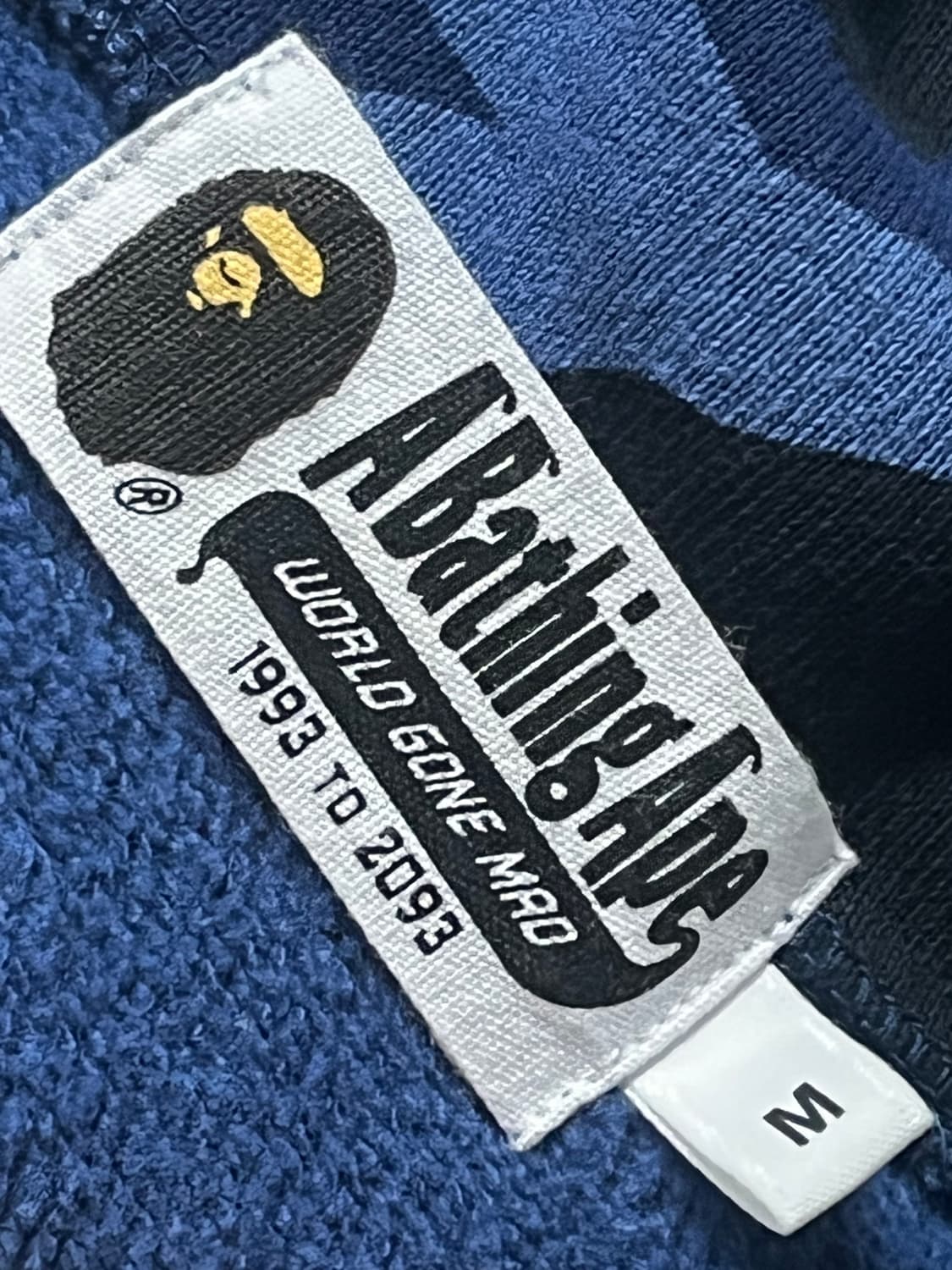 새상품급) 베이프 아수라 세퍼레이트 청계 흑계 샤크 후드집업 상품이미지3