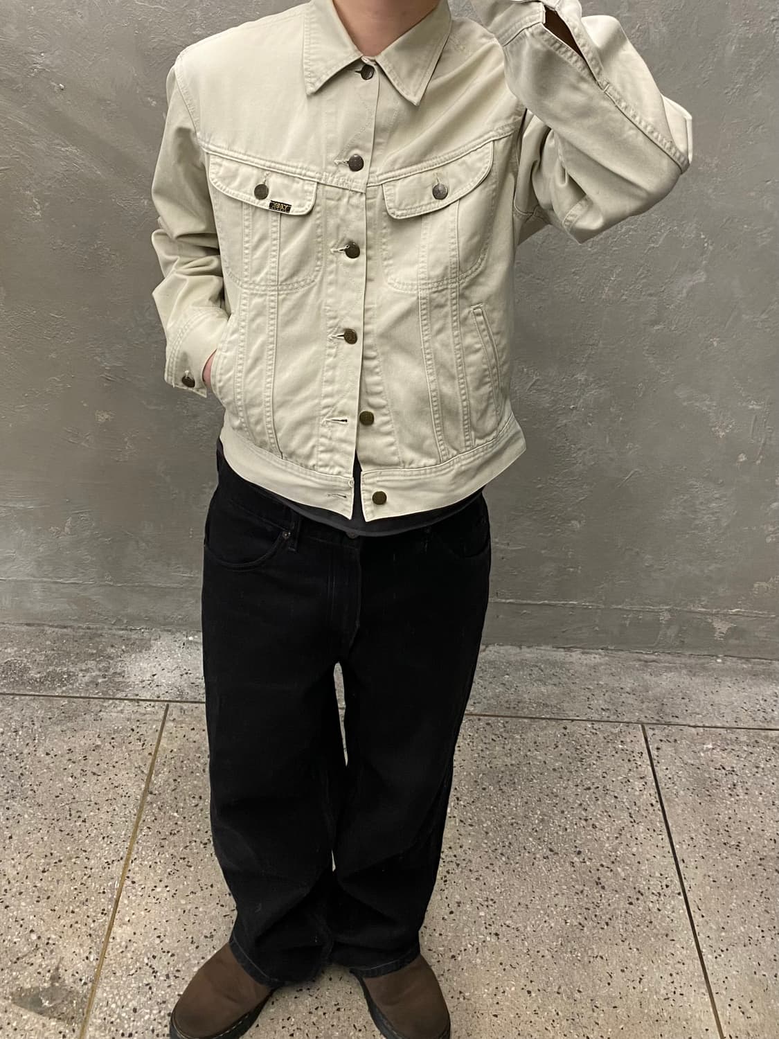 [L] 90s Lee 0424 리 웨스터너 자켓 Made in japan 상품이미지10