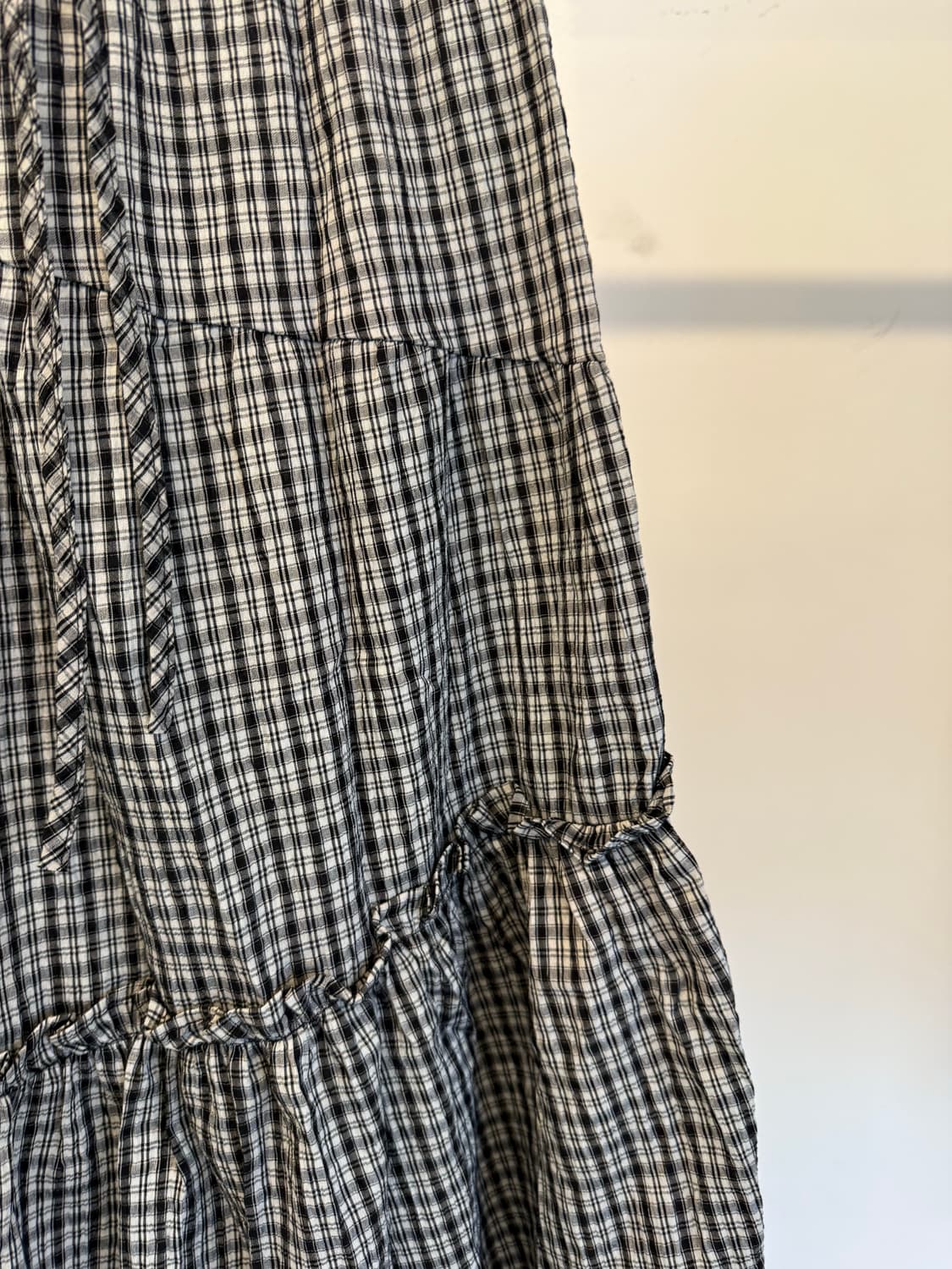Vintage Check Long Skirt  상품이미지4