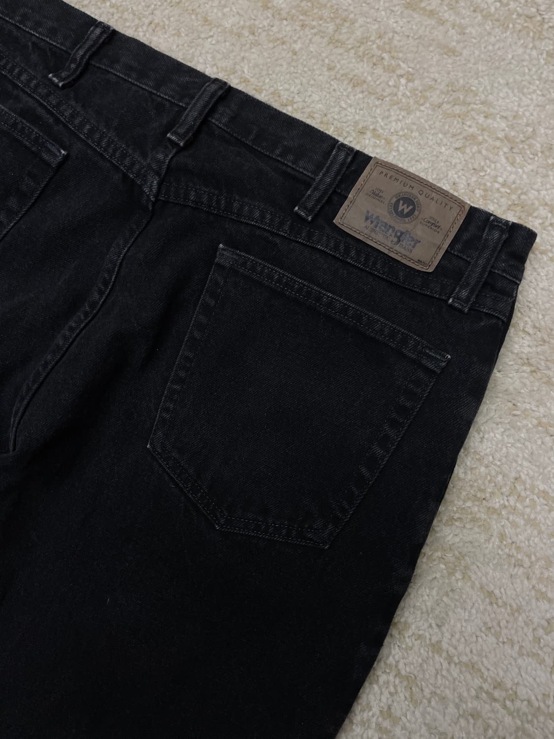 [38x34] 90s 랭글러 블랙 데님 릴렉스 핏wrangler 상품이미지3