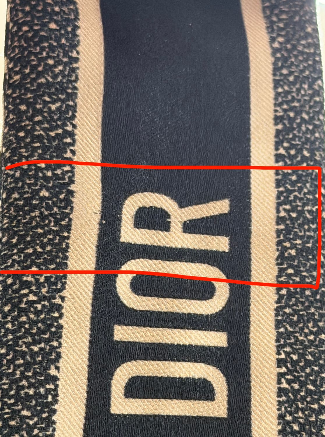 디올 오블리크 미차 스카프 실크 트윌 네이비 블루 상품이미지4