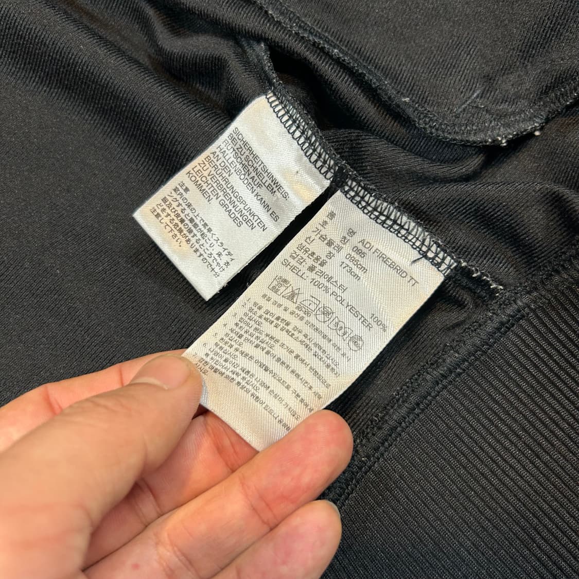 95) 아디다스 파이어버드 삼선 져지 트랙탑 집업 블랙 A12 상품이미지7