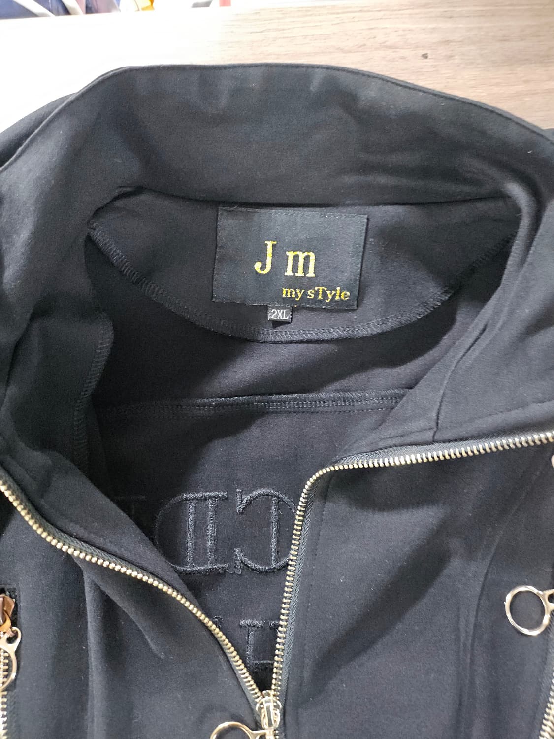 JM my style 블랙 금장  집업 S 상품이미지6