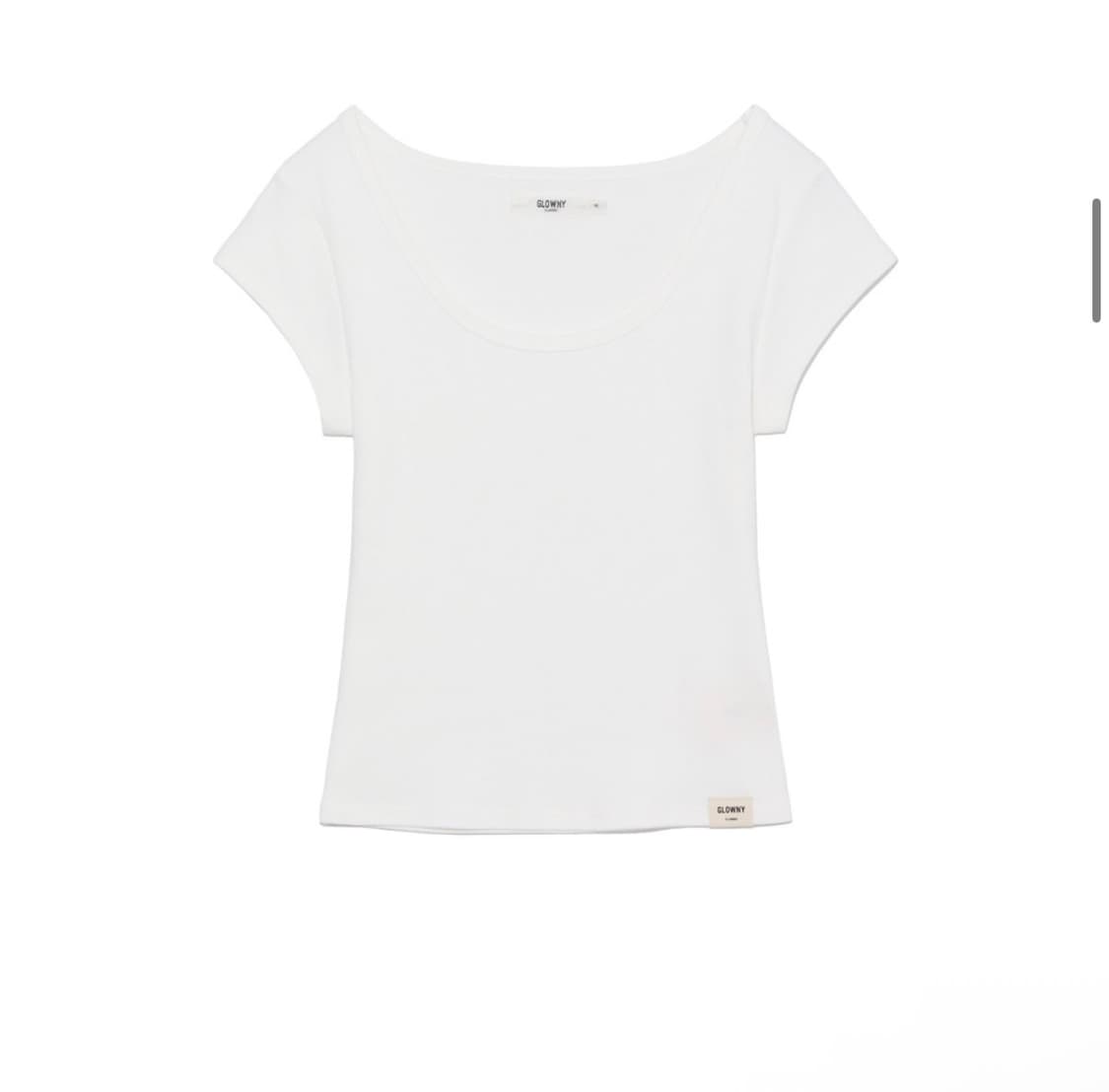 G DEEP SCOOP TEE (WHITE) M 상품이미지1