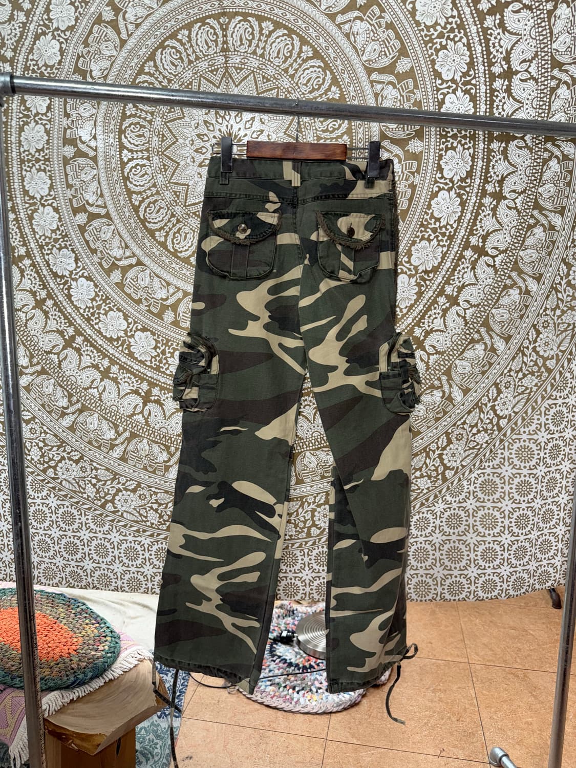 빈티지 여성 카모 카고팬츠  상품이미지5