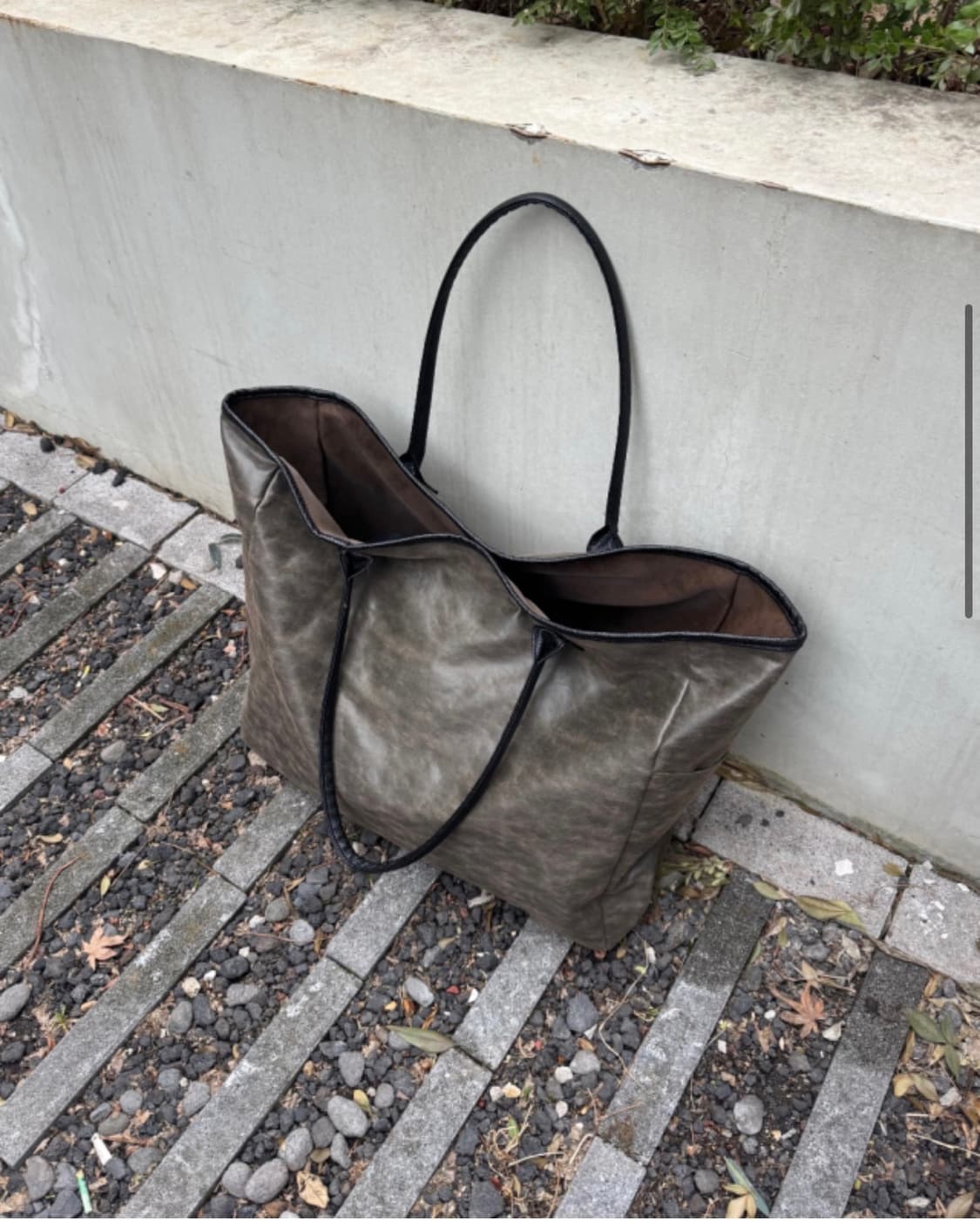 아오이로 Shogo(初号) Big Bag - Matte Brown 상품이미지2