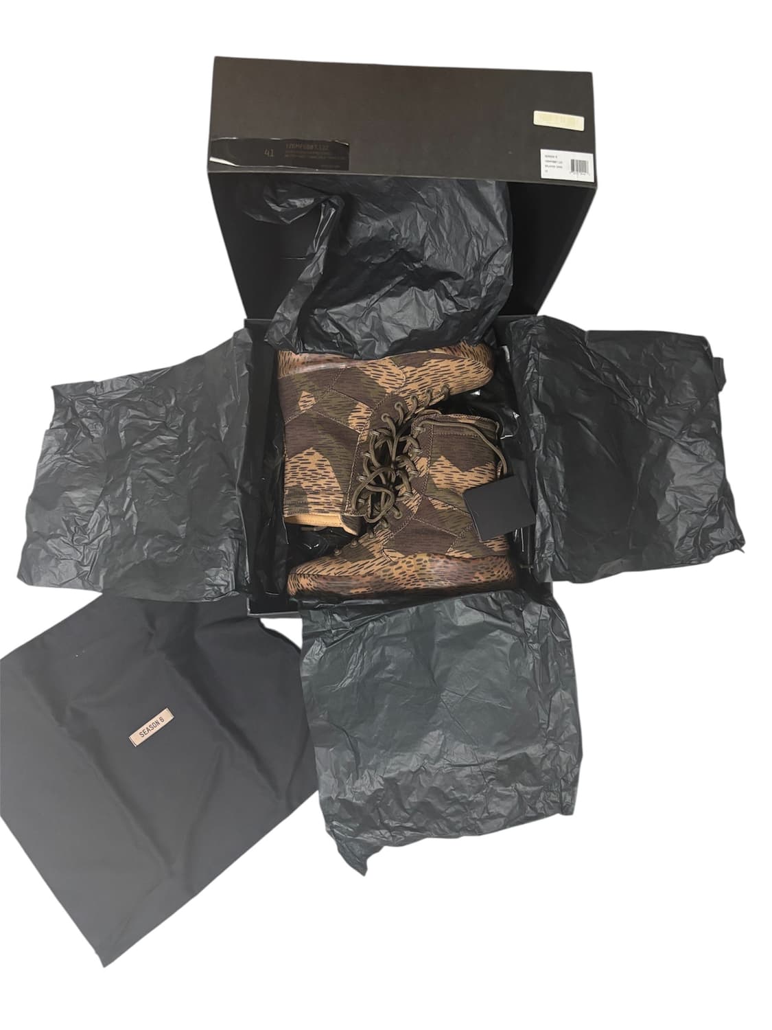 Yeezy Season 6 Camo Military Boot 상품이미지1