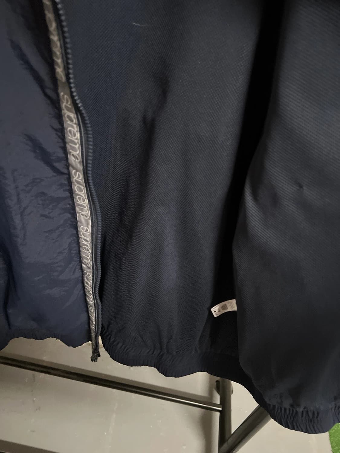 18SS 슈프림 클래식 로고 테이핑 트랙 자켓 네이비 상품이미지5