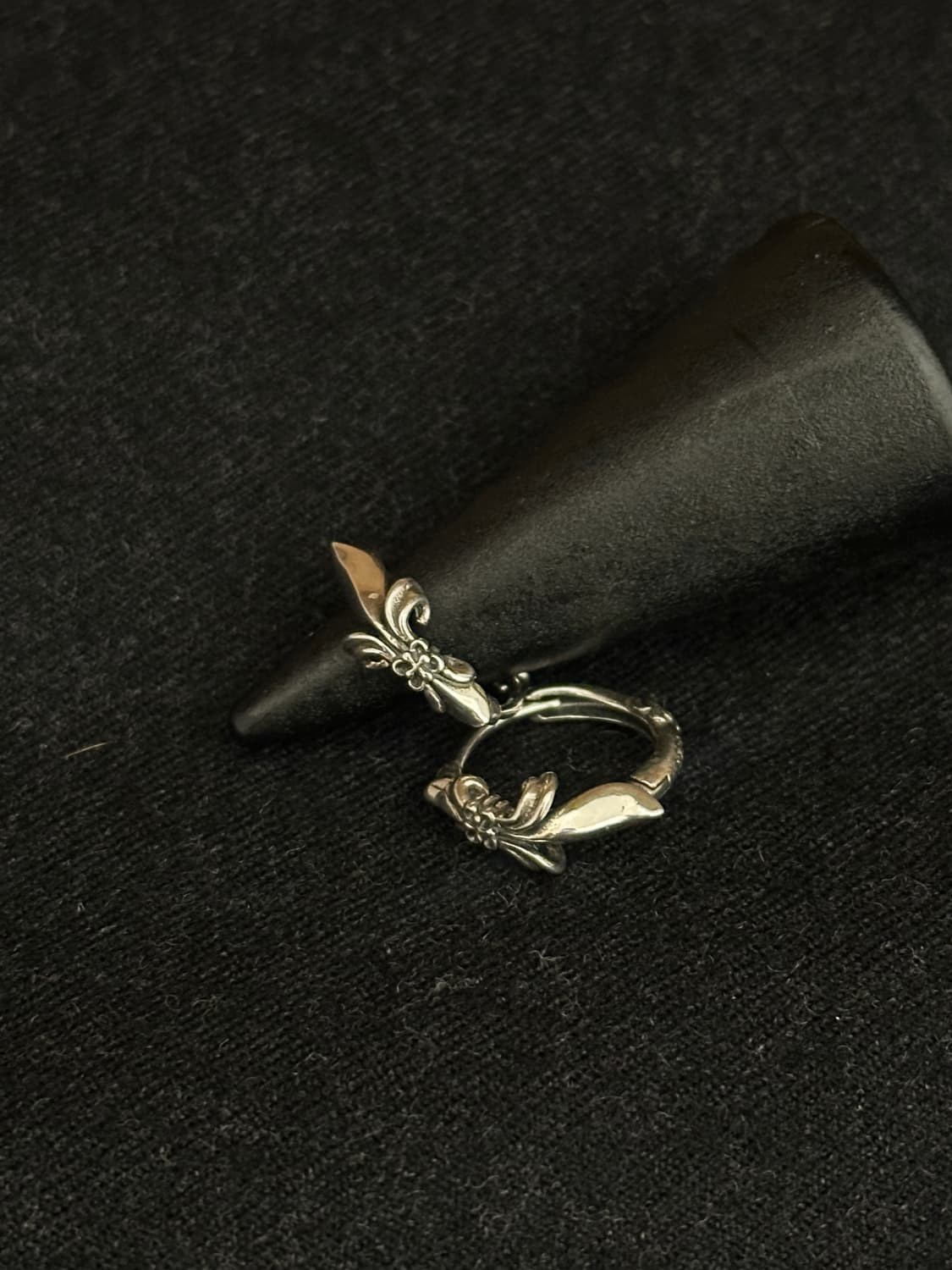 Blooming Arc 925sipver Hoop earring 상품이미지1