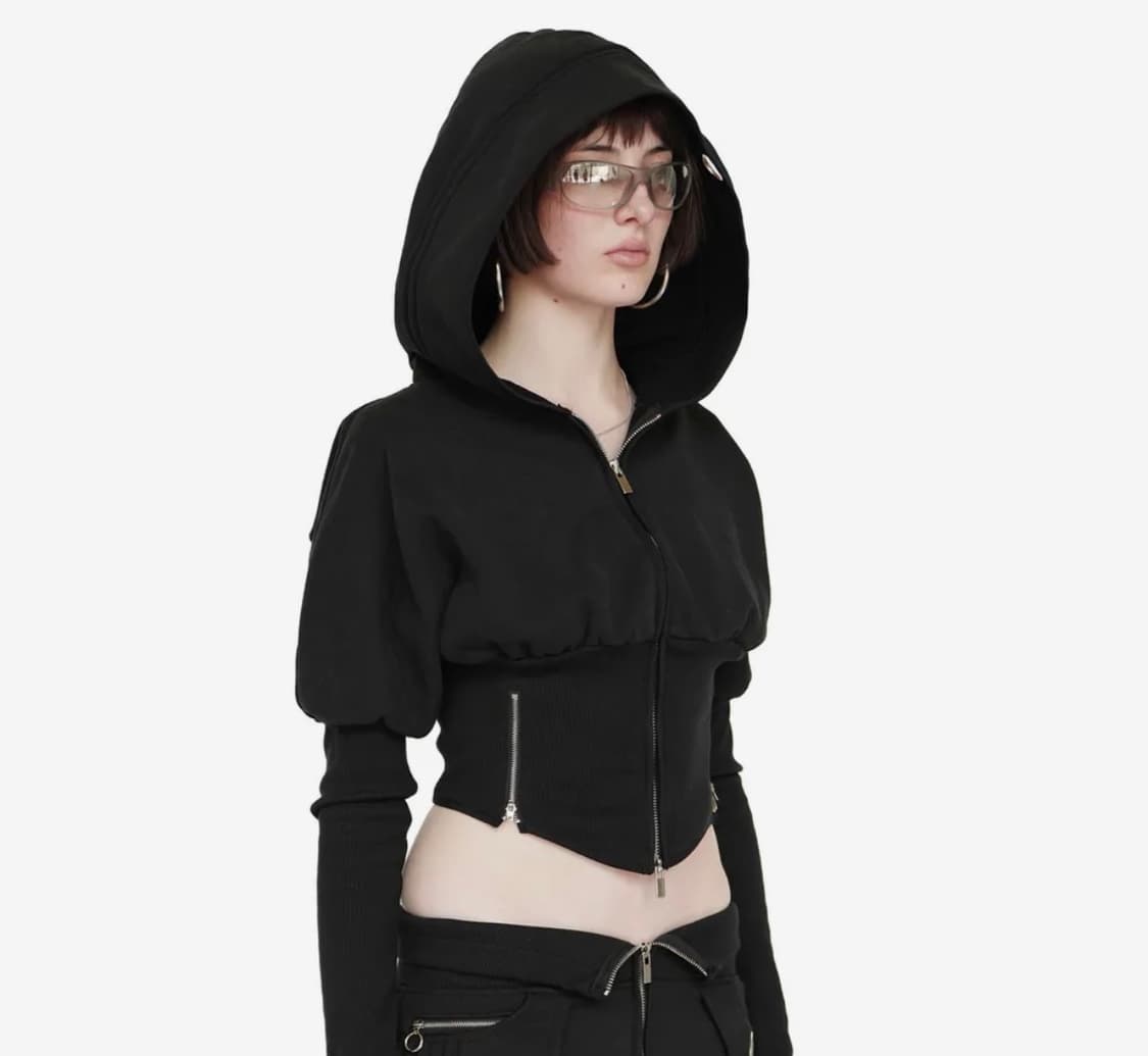 KIMYO 후드집업 블랙 상품이미지1