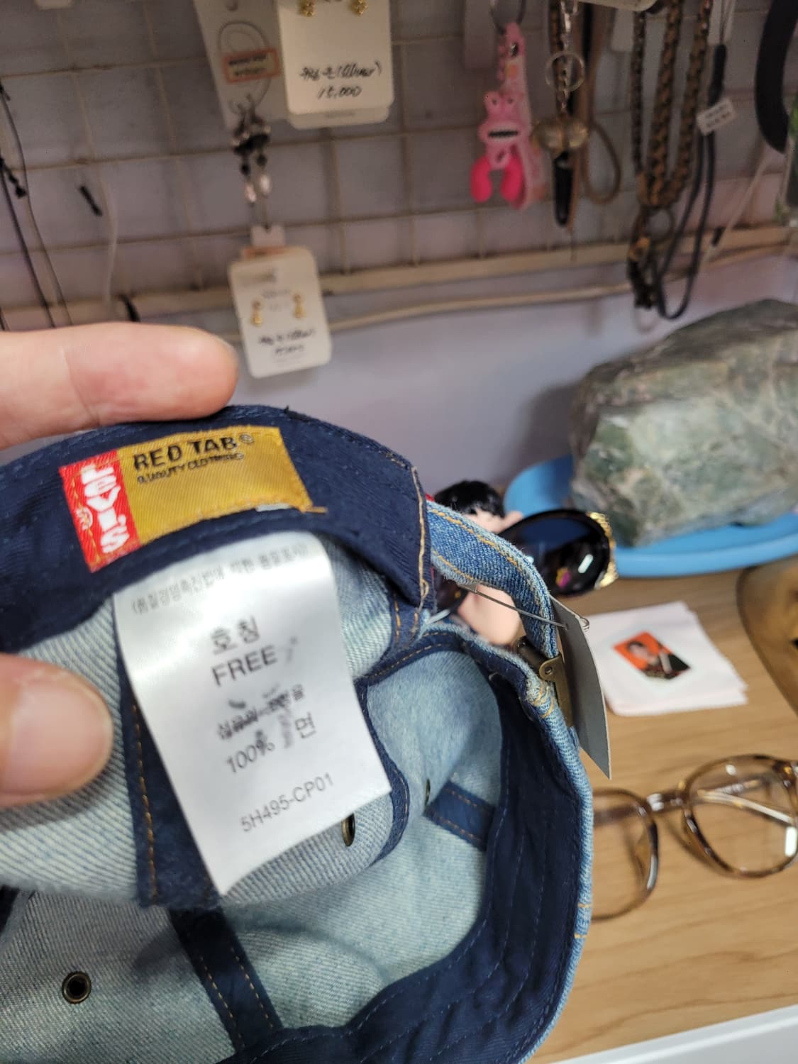 Levis Red Tab 리바이스 레드탭 데님 볼캡 모자 상품이미지6