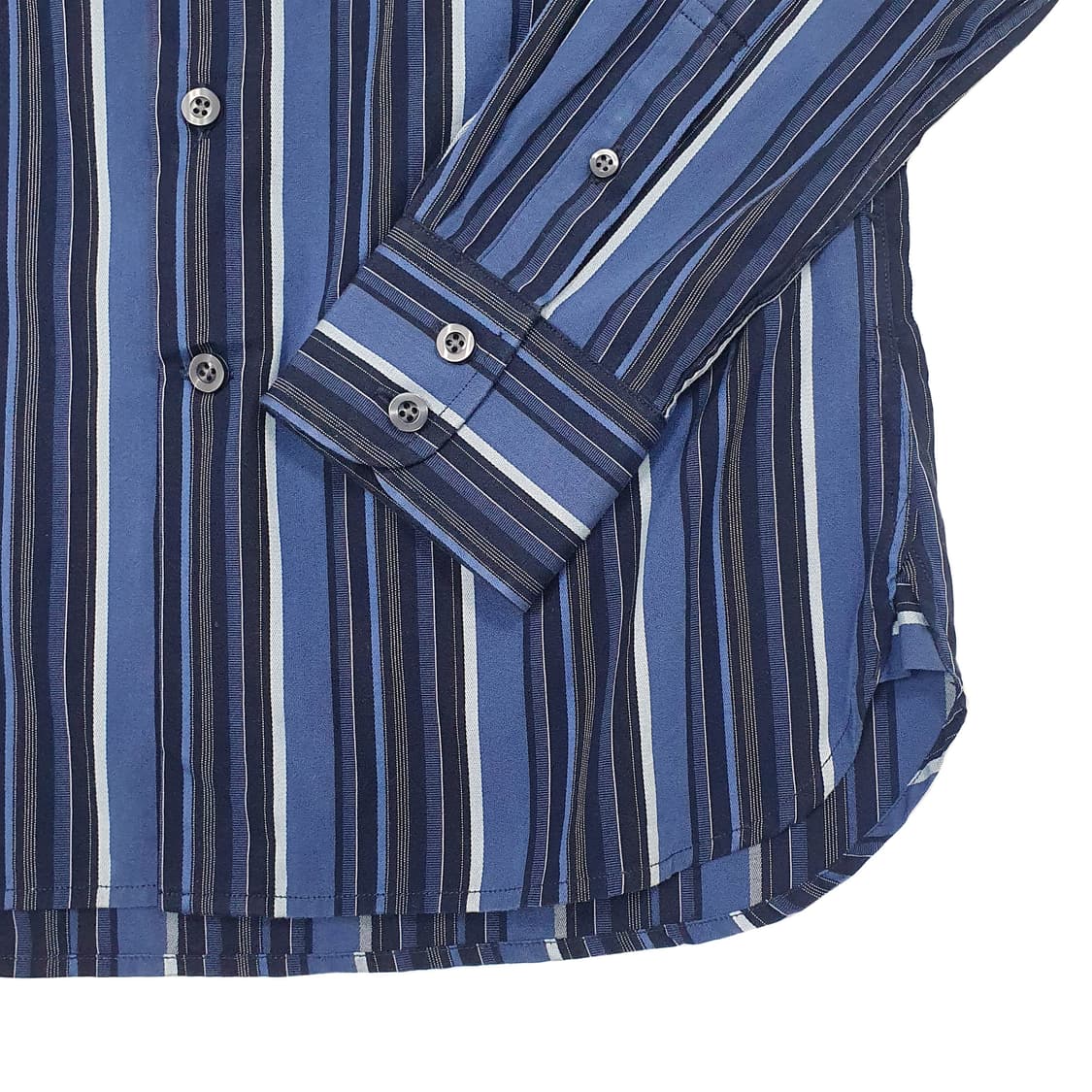 GAP 스트라이프 코튼 셔츠 블루(xs) 상품이미지6