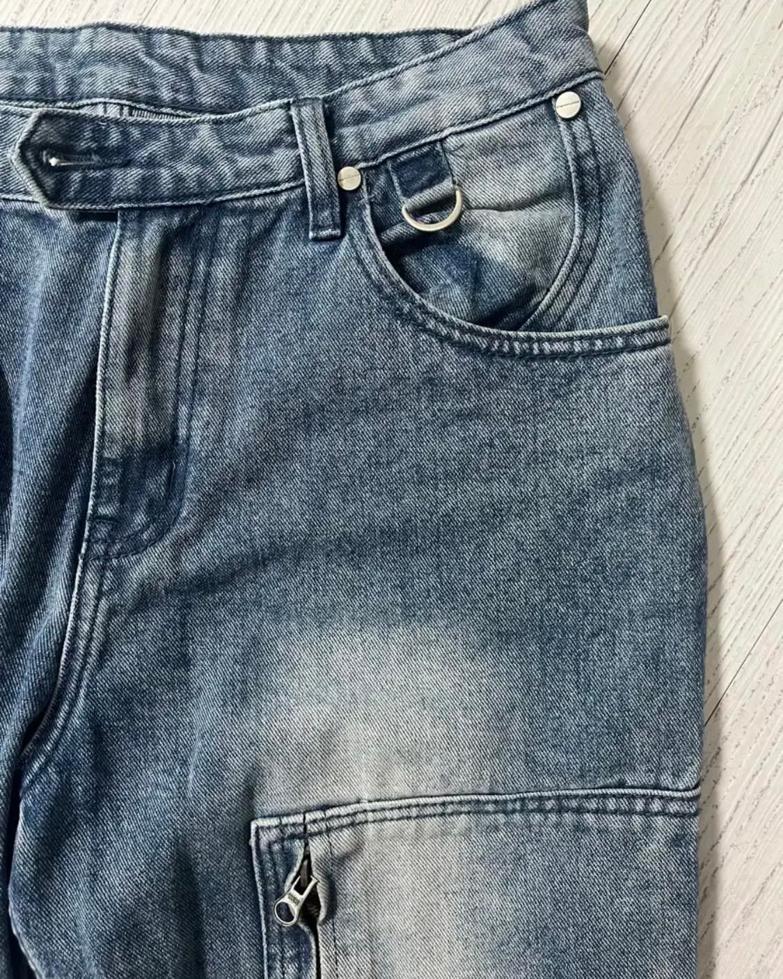 더바이닐하우스 플라이드 데님 팬츠 블루 상품이미지3