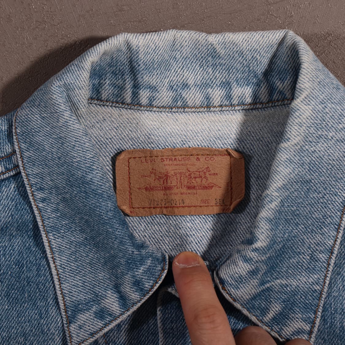 90s 리바이스 71506 USA 데님자켓 상품이미지4