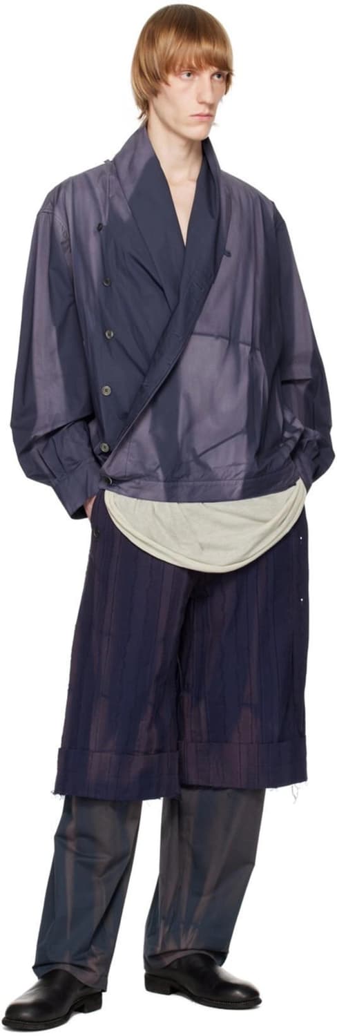 지용킴 23 S/S 썬 블리치shawl collar jacket 상품이미지2