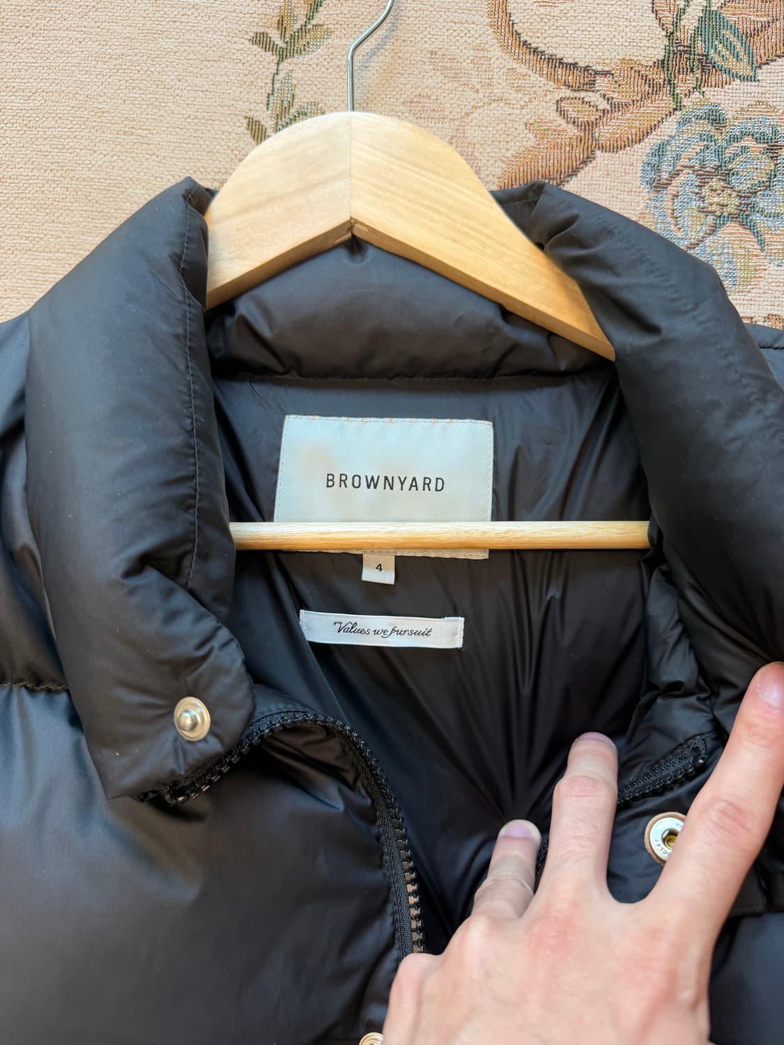 브라운야드 Puffer Down Black 4사이즈 상품이미지2