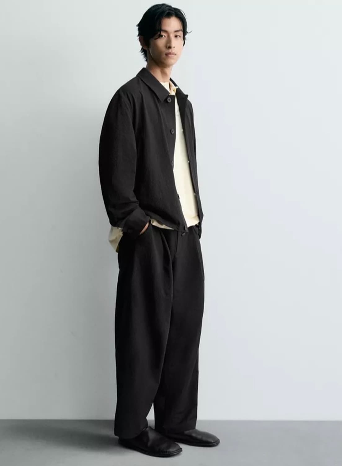 ZARA 자라 시어서커 자켓 상품이미지1