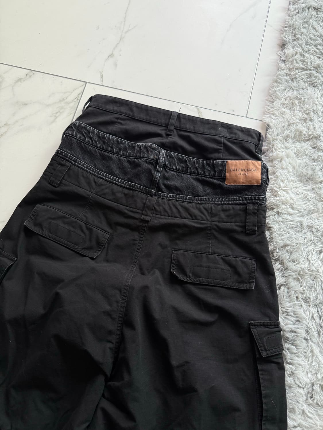발렌시아가 트리플 레이어드 카고 팬츠 M 상품이미지6