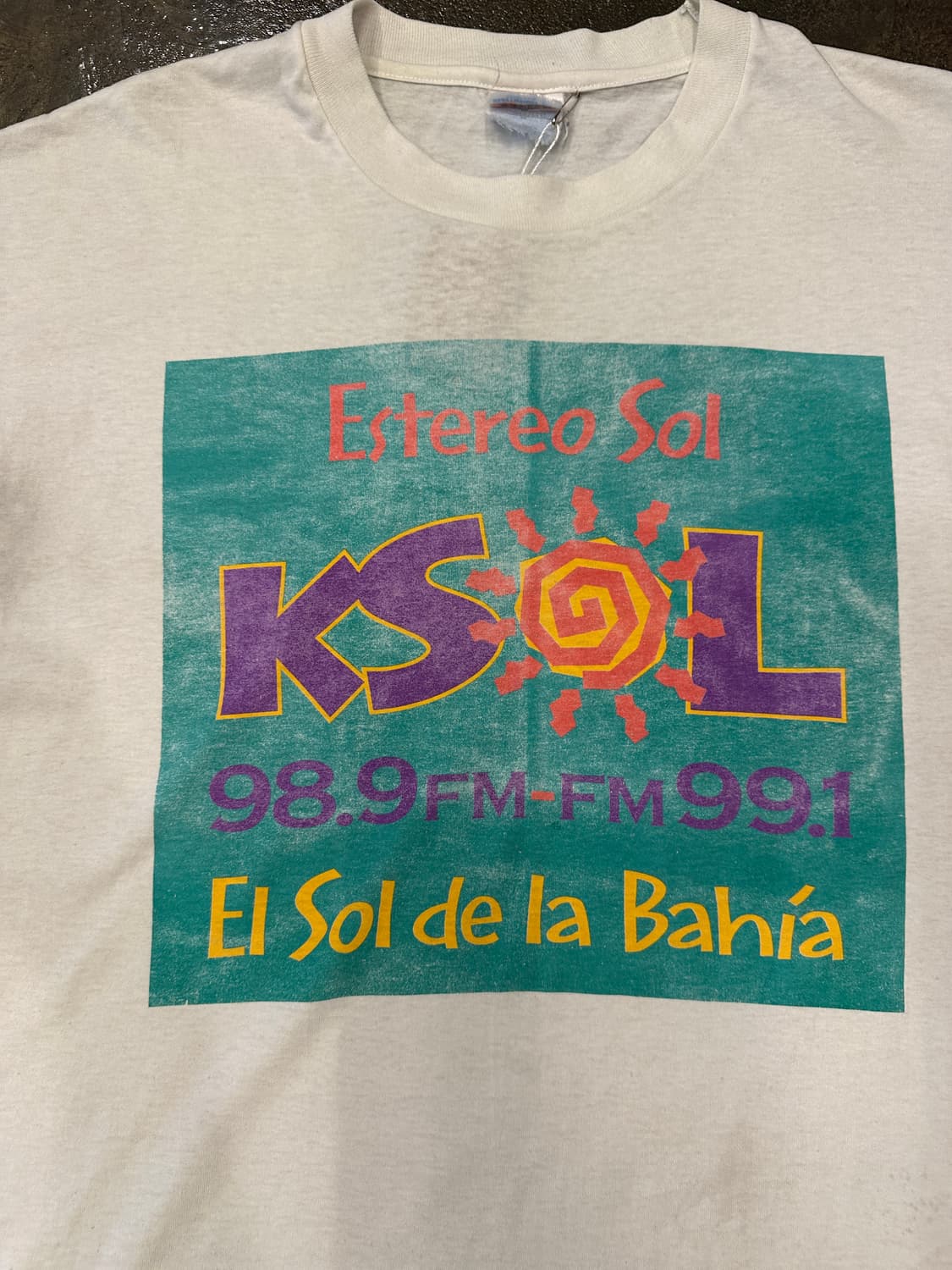 90s Hanes 헤인즈 KSOL 프린팅 티셔츠 XL 상품이미지3