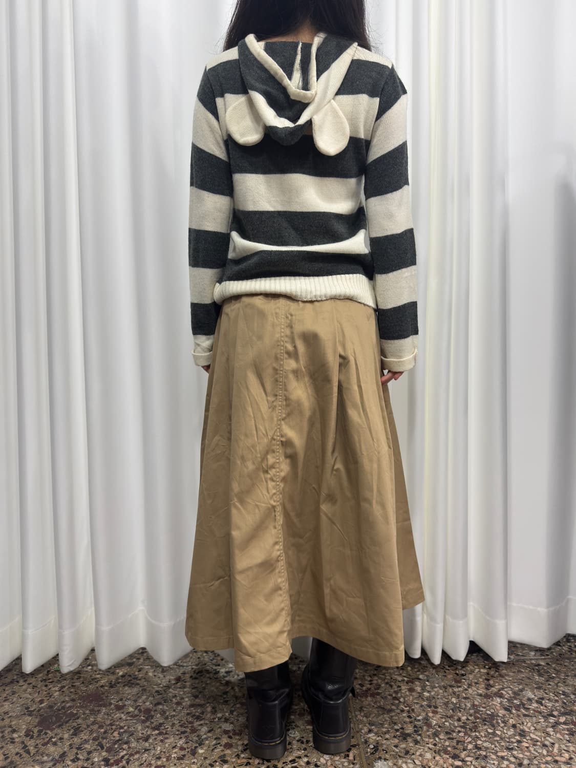 lowrys farm beige pleats skirt 상품이미지5
