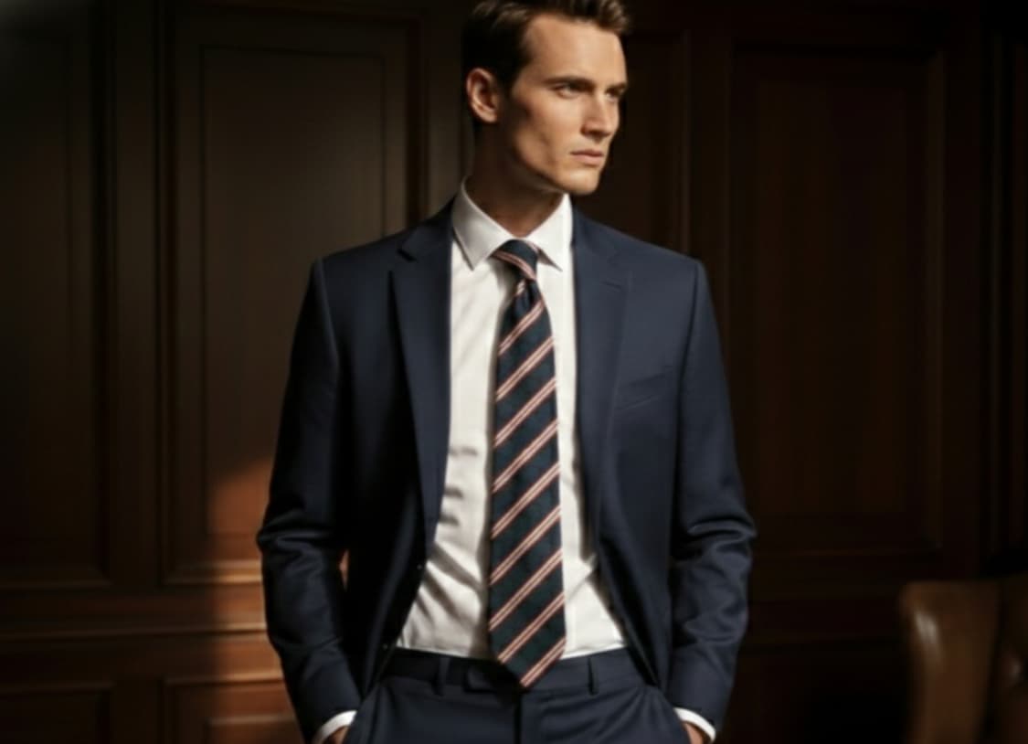 [정품] 겐조 옴므 로고 자수 실크 넥타이 (이탈리아제) 상품이미지2